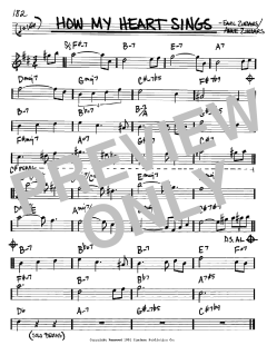 How My Heart Sings von Bill Evans (Download) 