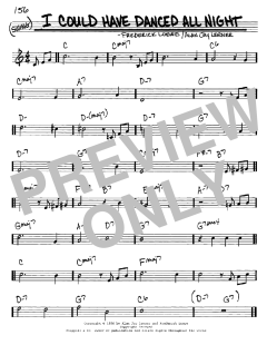 I Could Have Danced All Night von Alan Jay Lerner (Download) 
