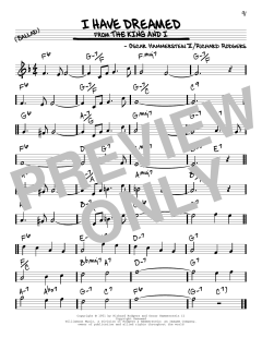 I Have Dreamed von Richard Rodgers (Download) 