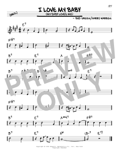 I Love My Baby von Bud Green (Download) 