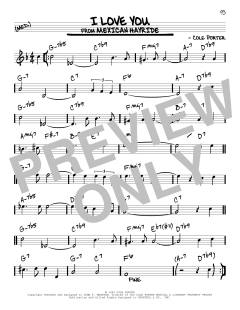 I Love You von Cole Porter (Download) 