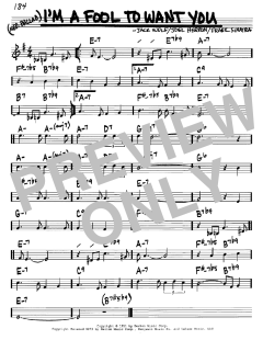 I'm A Fool To Want You von Frank Sinatra (Download) 