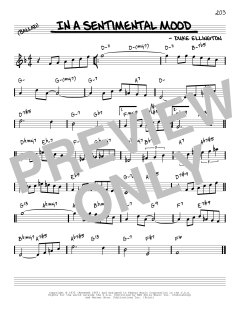 In A Sentimental Mood [Reharmonized version] von Manny Kurtz (Download) 