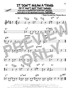 It Don't Mean A Thing von Duke Ellington (Download) 