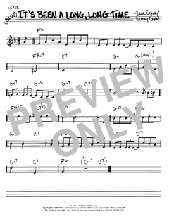 It's Been A Long, Long Time von Sammy Cahn (Download) 