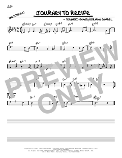 Journey To Recife [Reharmonized version] von Norman Gimbel (Download) 