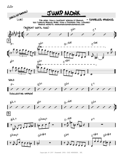 Jump Monk [Reharmonized version] von Charles Mingus (Download) 