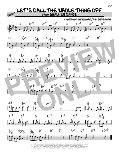 Let's Call The Whole Thing Off von Ira Gershwin (Download) 