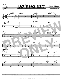 Let's Get Lost von Frank Loesser (Download) 