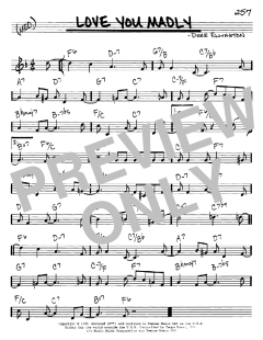 Love You Madly von Duke Ellington (Download) 