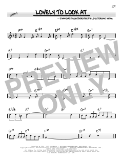 Lovely To Look At von Jerome Kern (Download) 