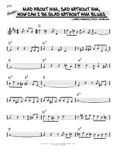 Mad About Him, Sad Without Him, How Can I Be Glad Without Him Blues von Dick Hyman (Download) 