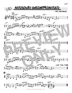 Missouri Uncompromised [Reharmonized version] von Pat Metheny (Download) 