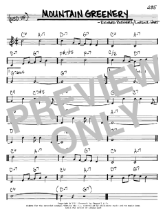 Mountain Greenery von Richard Rodgers (Download) 