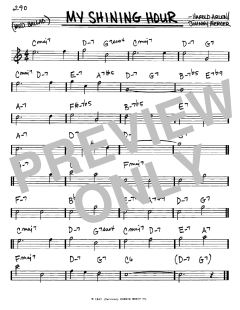 My Shining Hour von Harold Arlen (Download) 