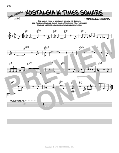 Nostalgia In Times Square [Reharmonized version] von Charles Mingus (Download) 