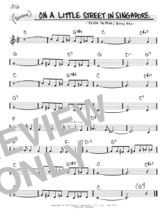 On A Little Street In Singapore von Billy Hill (Download) 