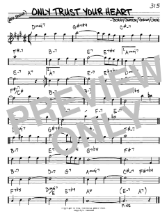 Only Trust Your Heart von Sammy Cahn (Download) 