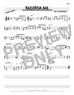 Recorda Me von Joe Henderson (Download) 