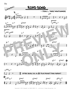 Road Song [Reharmonized version] von Wes Montgomery (Download) 