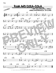 Rum And Coca-Cola von Al Stillman (Download) 