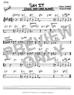 Say It von Frank Loesser (Download) 