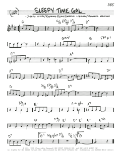 Sleepy Time Gal von Raymond Egan (Download) 