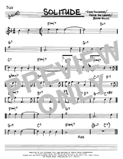 Solitude von Duke Ellington (Download) 