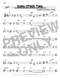 Some Other Time von Jule Styne (Download) 