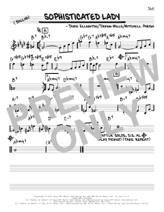Sophisticated Lady [Reharmonized version] von Irving Mills (Download) 