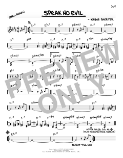 Speak No Evil [Reharmonized version] von Wayne Shorter (Download) 