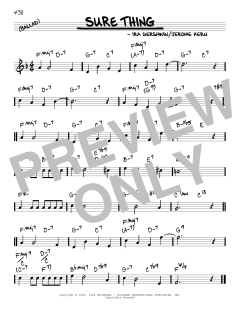Sure Thing von Jerome Kern (Download) 