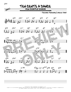 Ten Cents A Dance von Richard Rodgers (Download) 