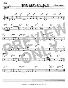 The Odd Couple von Neal Hefti (Download) 