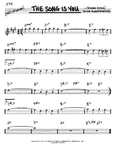 The Song Is You von Jerome Kern (Download) 