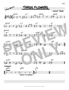 Three Flowers [Reharmonized version] von McCoy Tyner (Download) 