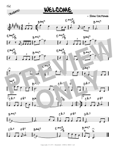Welcome von John Coltrane (Download) 