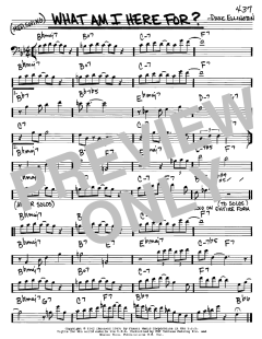 What Am I Here For? von Duke Ellington (Download) 