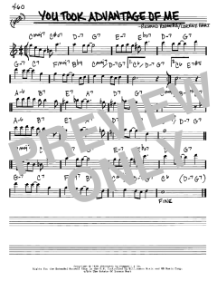 You Took Advantage Of Me von Richard Rodgers (Download) 