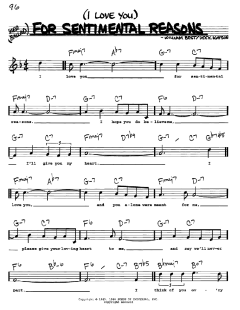 (I Love You) For Sentimental Reasons von Nat King Cole (Download) 