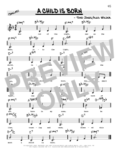 A Child Is Born von Thad Jones (Download) 