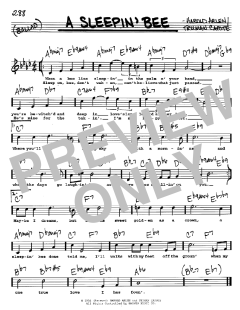 A Sleepin' Bee von Harold Arlen (Download) 