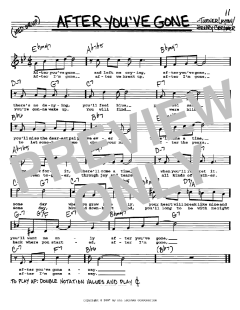 After You've Gone von Sophie Tucker (Download) 