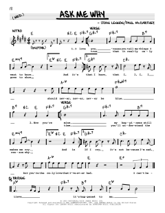 Ask Me Why [Jazz version] von The Beatles (Download) 