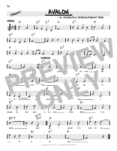 Avalon von Al Jolson (Download) 