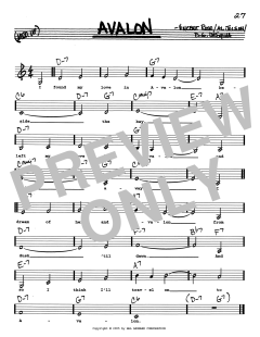 Avalon von Al Jolson (Download) 
