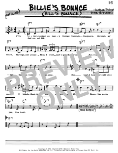 Billie's Bounce von Charlie Parker (Download) 