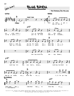 Blue Bayou von Linda Ronstadt (Download) 