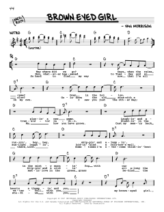 Brown Eyed Girl von Van Morrison (Download) 