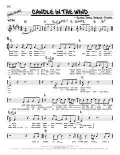 Candle In The Wind von Elton John (Download) 